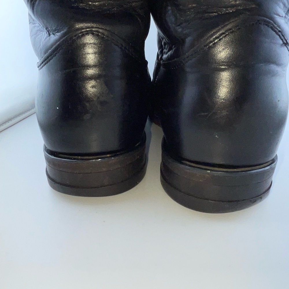 Justin Men's 10" Temple Roper Black Casual Boots 3133 Size 7.5 EE​​​​​​​​​​​​ - Picture 8 of 14